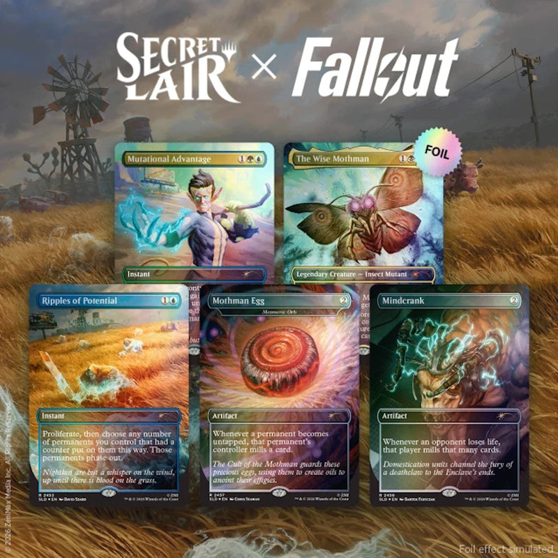 Magic the Gathering: Secret Lair x Fallout: Rad (Foil) Card Game Wizards of the Coast