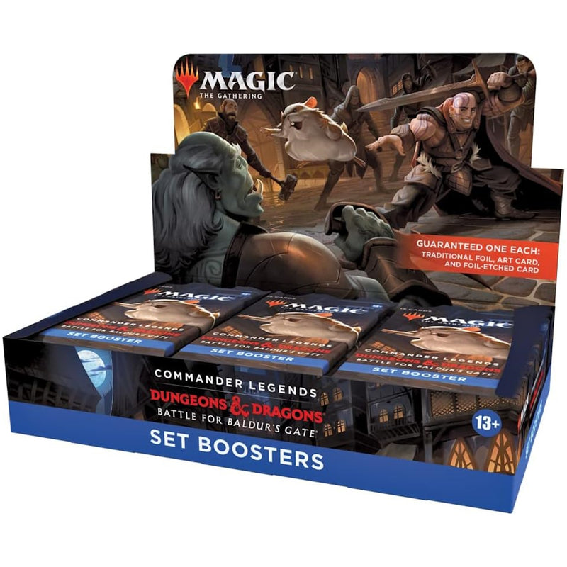 Magic the Gathering TCG: Commander Legends Battle for Baldur's Gate Set Booster Box - 18 Packs Card Game Wizards of the Coast