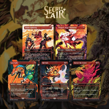 Magic the Gathering: Secret Lair Everything is on Fire Card Game Wizards of the Coast