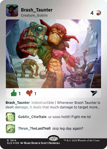 Magic the Gathering: Secret Lair Goblingram Foil Card Game Wizards of the Coast