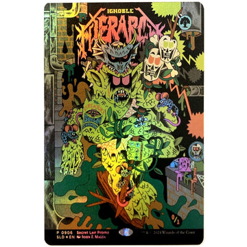 Magic the Gathering: Secret Lair Ignoble Hierarch - Rainbow Foil Card Game Wizards of the Coast