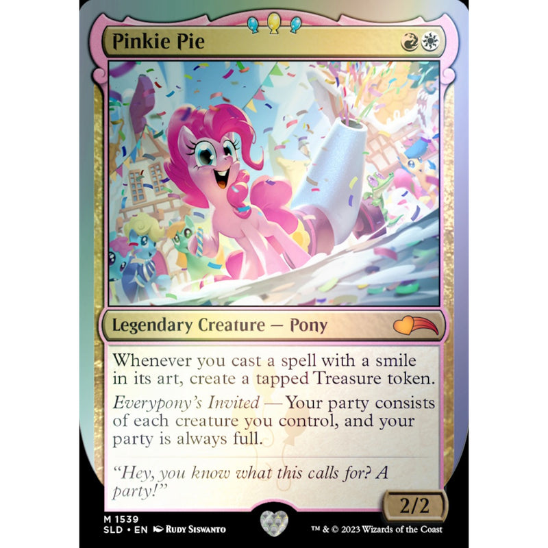 Magic: The Gathering Secret Lair Ponies: The Galloping 2 - Extra Life 2023 - My Little Pony Foil Edition Card Game Wizards of the Coast