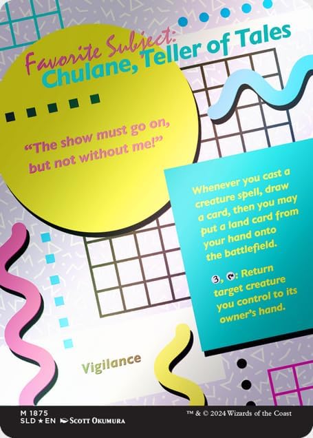 Magic the Gathering Secret Lair - Secret Lair High: Class of 87 - Rainbow Foil Card Game Wizards of the Coast