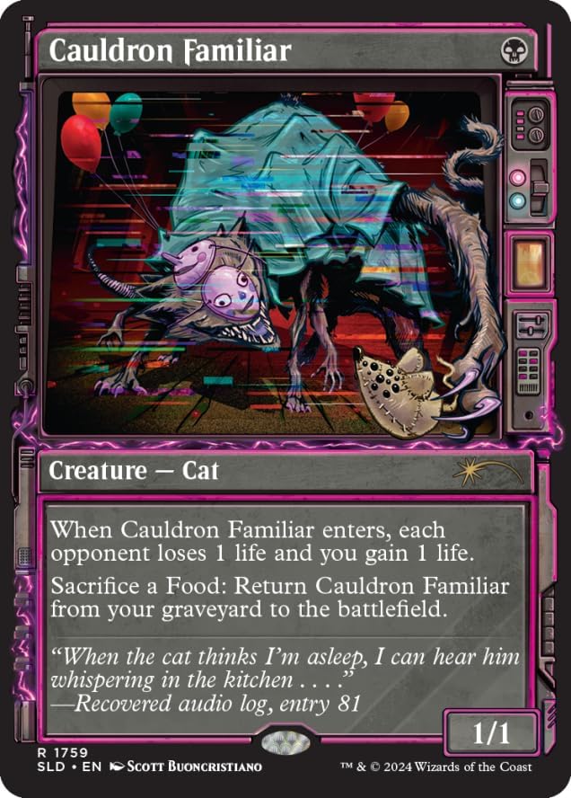 Magic the Gathering: Secret Lair Showcase: Duskmourn - Rainbow Foil Edition Card Game Wizards of the Coast