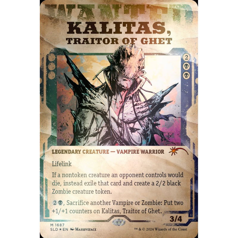 Magic the Gathering: Secret Lair Showcase: Outlaws of Thunder Junction - Foil Card Game Wizards of the Coast