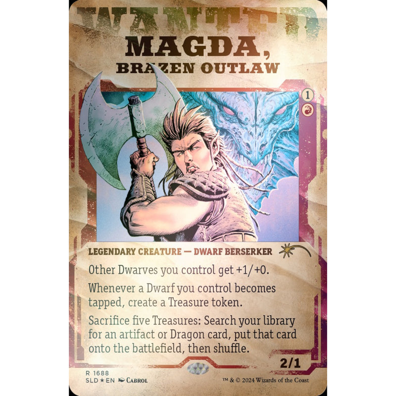 Magic the Gathering: Secret Lair Showcase: Outlaws of Thunder Junction - Foil Card Game Wizards of the Coast