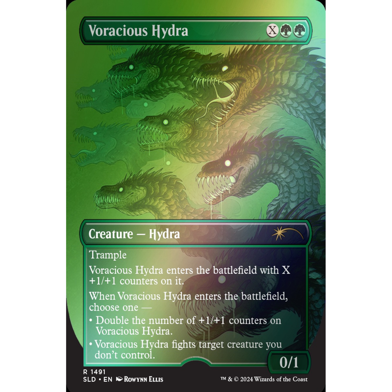 Magic the Gathering: Secret Lair The Beauty of the Beasts - Foil Card Game Wizards of the Coast