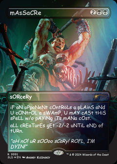 Magic the Gathering: Secret Lair sAnS mERcY - Foil Card Game Wizards of the Coast