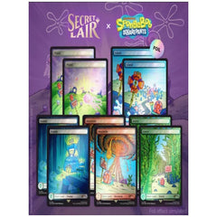 Magic: The Gathering TCG: Secret Lair - SpongeBob Squarepants - Lands Under the Sea - Rainbow Foil Card Game Wizards of the Coast