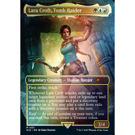 Magic the Gathering: Secret Lair x Tomb Raider - FOIL Card Game Wizards of the Coast