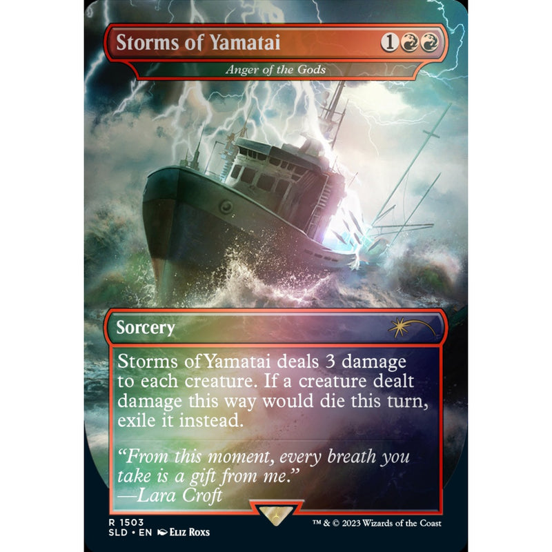 Magic the Gathering: Secret Lair x Tomb Raider - FOIL Card Game Wizards of the Coast