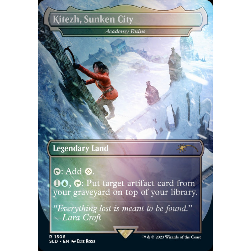 Magic the Gathering: Secret Lair x Tomb Raider - FOIL Card Game Wizards of the Coast
