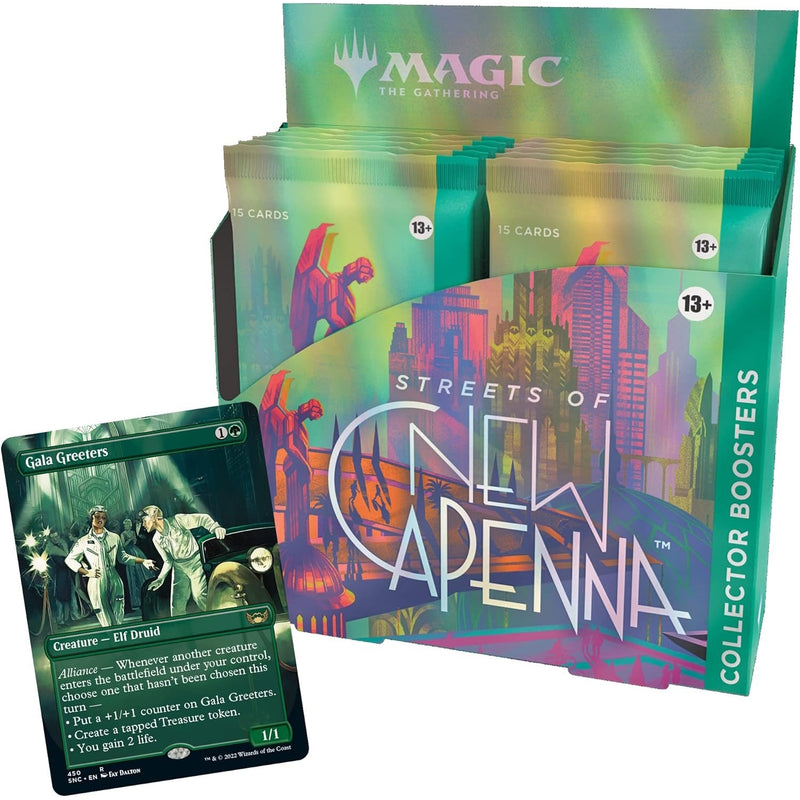 Magic the Gathering: Streets of New Capenna Collector Booster Box Card Game Wizards of the Coast