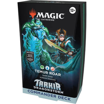 Magic the Gathering TCG: Tarkir Dragonstorm Commander Deck - Temur Roar Card Game Wizards of the Coast