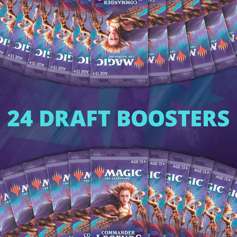 Magic: The Gathering TCG: Commander Legends Draft Booster Box - 24 Booster Packs Card Game Wizards of the Coast