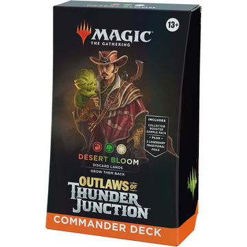 Magic The Gathering: Outlaws of Thunder Junction Commander Deck - Desert Bloom Card Game Wizards of the Coast