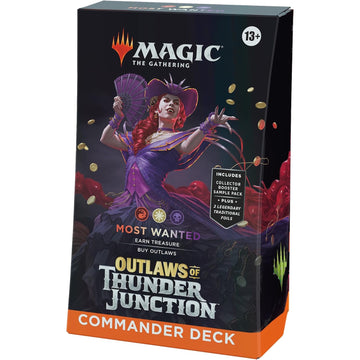 Magic: The Gathering TCG: Outlaws of Thunder Junction Commander Deck - Most Wanted Card Game Wizards of the Coast
