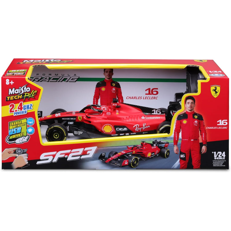 Maisto Tech: Formula RC Racing - Charles Leclerc 16 - SF23 Toys & Games Maisto Tech