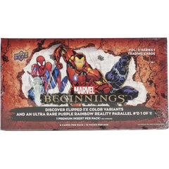 Marvel Beginnings Vol. 2 Series 1 Booster Box Card Game Upper Deck