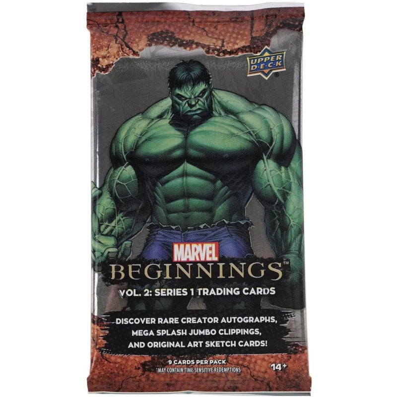 Marvel Beginnings Vol. 2 Series 1 Booster Box Card Game Upper Deck