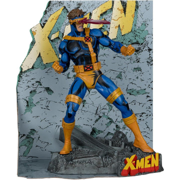 Marvel Collection WV3: X-Men Issue #1 Scene Cyclops Figure - 1:10 Scale Toys & Games McFarlane Toys