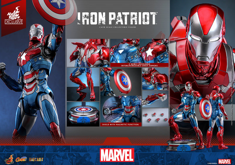 Marvel: Iron Patroit Scale Figure Toys & Games Hot Toys