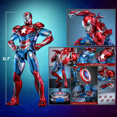 Marvel: Iron Patroit Scale Figure Toys & Games Hot Toys