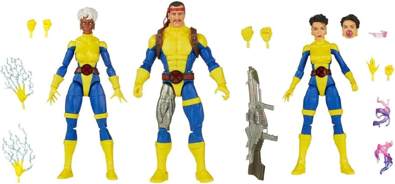 Marvel Legends Series: X-Men 60th Anniversary Collection - Storm / Forge / Jubliee Toys & Games Hasbro