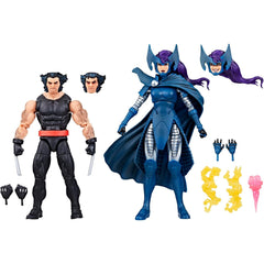 Marvel Legends Series 50th Anniversary: Wolverine and Psylocke - 2-Pack Toys & Games Hasbro