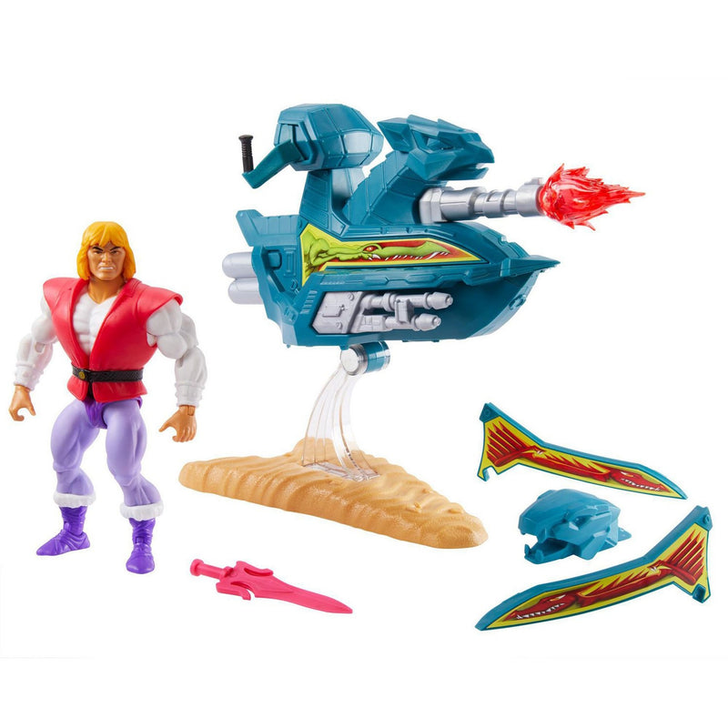 Masters of the Universe Origins Prince Adam Battle Skysled Vehicle Toys & Games Mattel