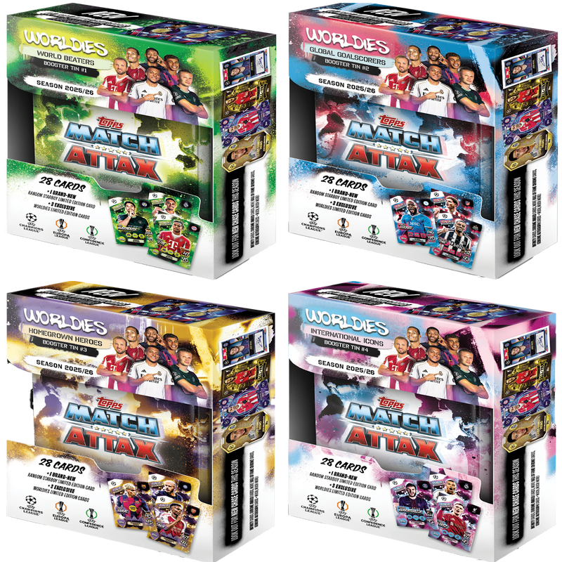 Topps: Match Attax 25/26 - Random Booster Tin Sports Cards Topps