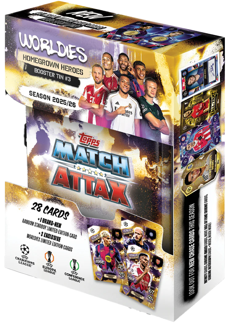 Topps: Match Attax 25/26 - Random Booster Tin Sports Cards Topps