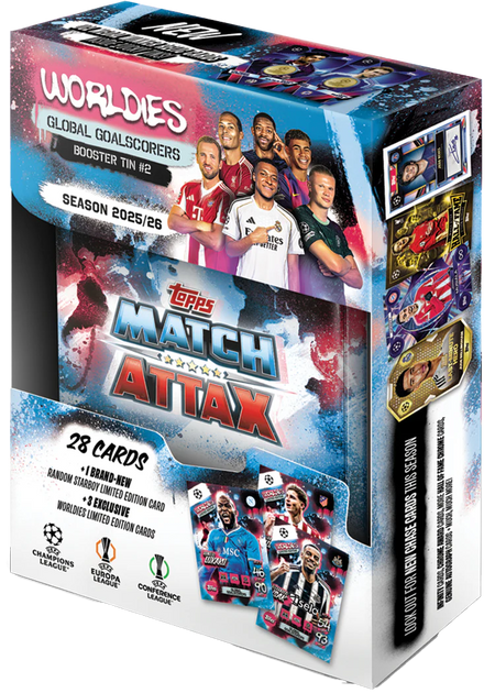 Topps: Match Attax 25/26 - Random Booster Tin Sports Cards Topps
