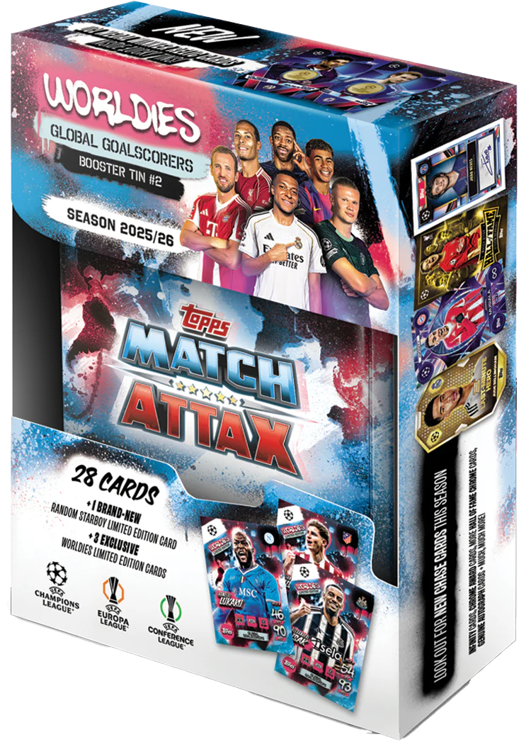 Topps: Match Attax 25/26 - Random Booster Tin Sports Cards Topps