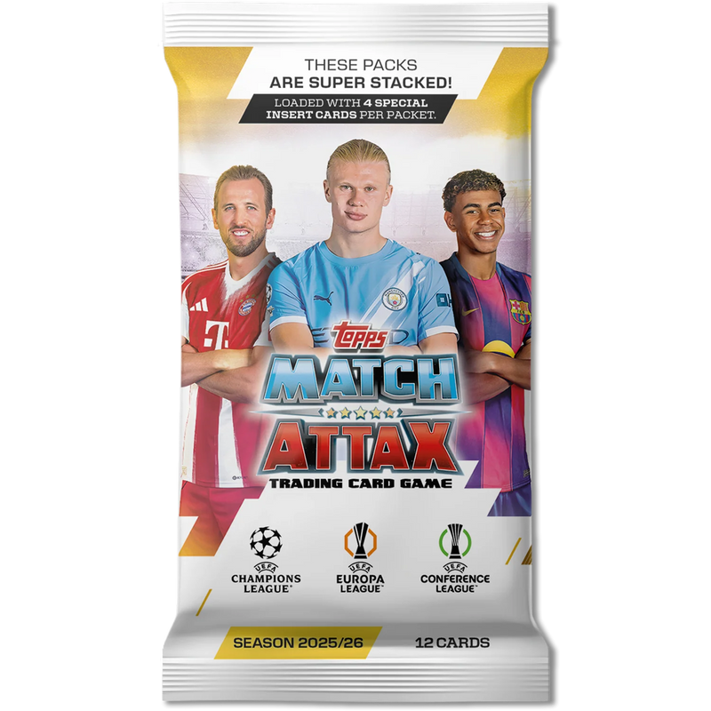 Topps: Match Attax 25/26 - Single Pack Blister Sports Cards Topps