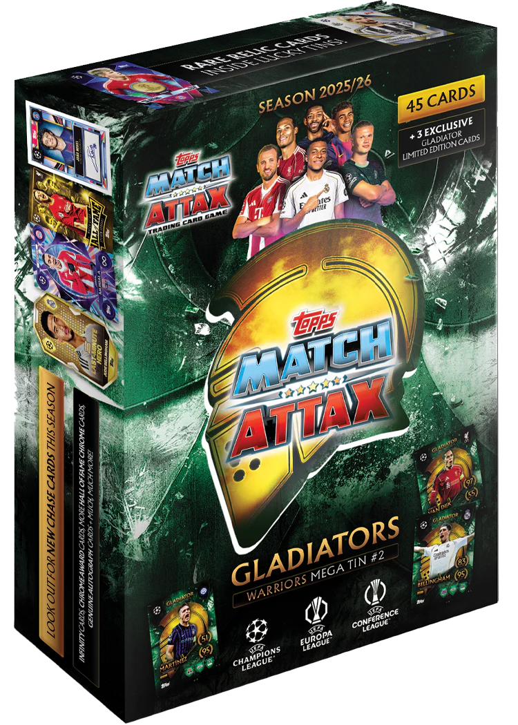 Topps: Match Attax 25/26 - Random Mega Tin Sports Cards Topps
