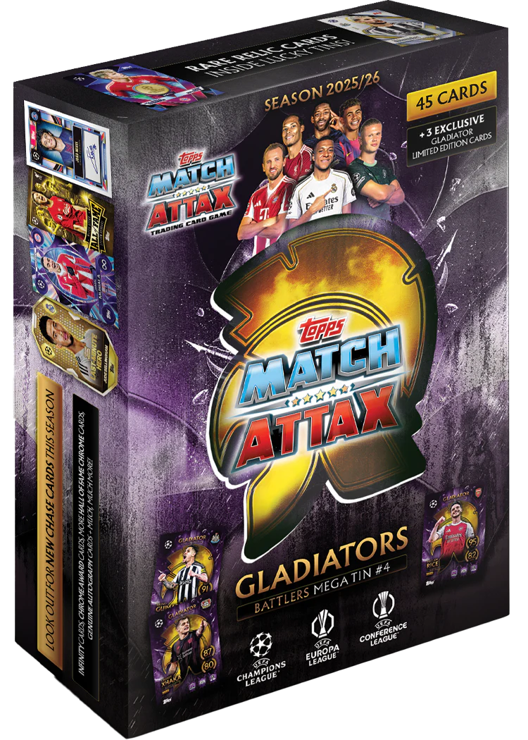 Topps: Match Attax 25/26 - Random Mega Tin Sports Cards Topps