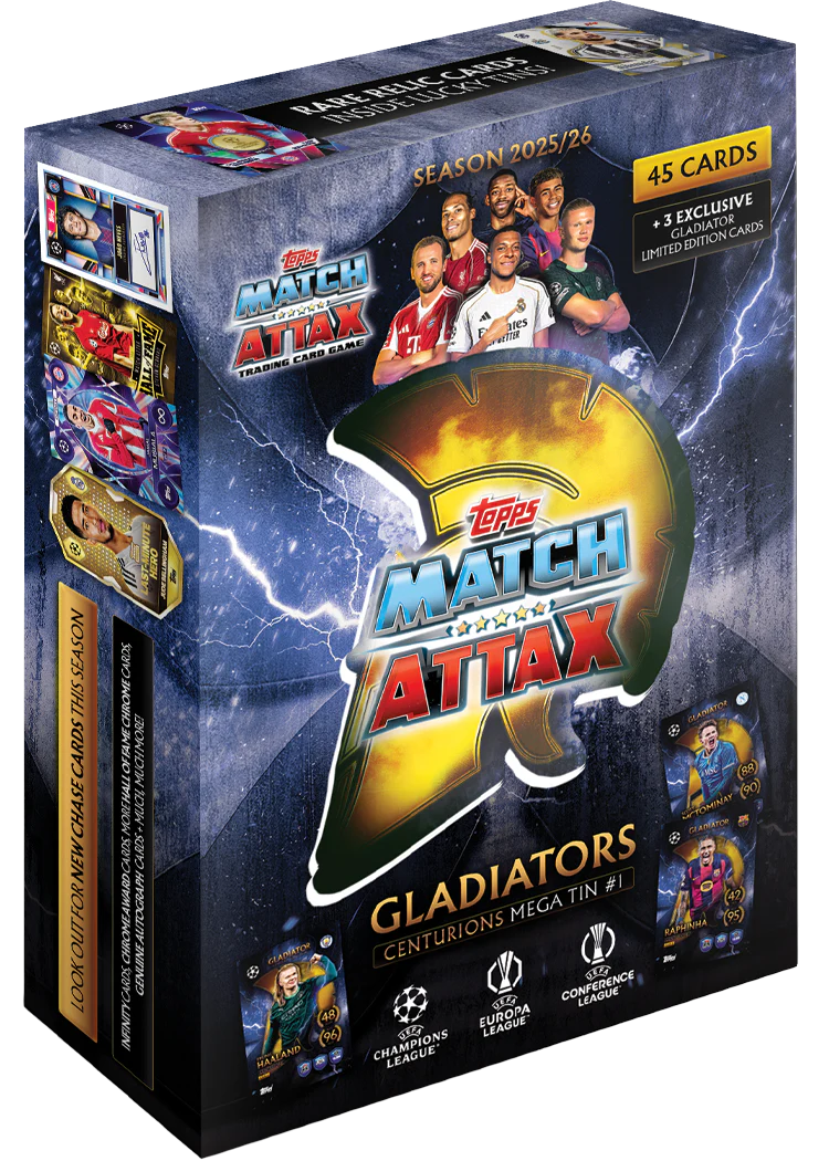 Topps: Match Attax 25/26 - Random Mega Tin Sports Cards Topps