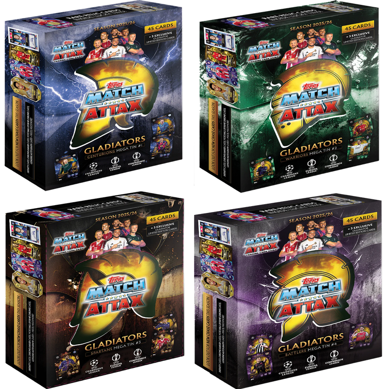 Topps: Match Attax 25/26 - Random Mega Tin Sports Cards Topps