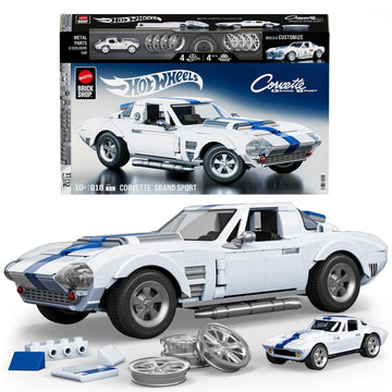 Mattel Brick Shop Hot Wheels: Elite Series Corvette Grand Sport 918 Pieces Toys & Games Mattel