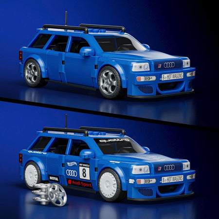 Mattel: Hot Wheels Speed Series Building Set - 94 Audi Avant RS2 Toys & Games Mattel