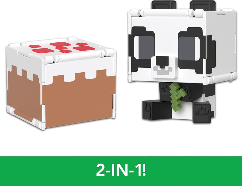 Minecraft: Flippin Figs Panda with 2-in-1 Fidget Play - 3.75" Toys & Games Mattel