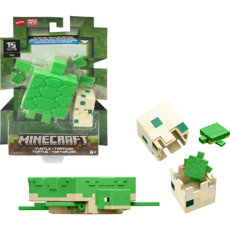 Minecraft: Vanilla Turtle - 3.25" Action Figure Toys & Games Mattel