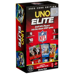 UNO Elite: NFL 2025 Core Edition Starter Pack Board Game Mattel