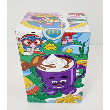 McDonald's Collector Cups 2024: Grimace and NanoBlock - 1 Glass Memorabilia McDonalds