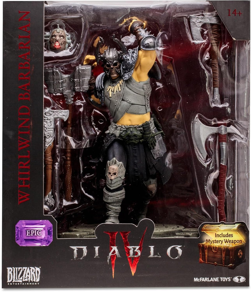 Diablo 4: Whirlwind Barbarian Figure - 1:12 Scale Toys & Games McFarlane Toys