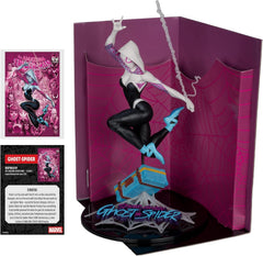 McFarlane Toys: Marvel Collection - Ghost-Spider - The Amazing Spider-Man #1 - 1:10th Scale Figure Gold Label Collection Toys & Games McFarlane Toys