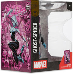 McFarlane Toys: Marvel Collection - Ghost-Spider - The Amazing Spider-Man #1 - 1:10th Scale Figure Gold Label Collection Toys & Games McFarlane Toys