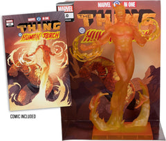 McFarlane Toys: Human Torch 1:6th Scale Collectible with Scene (Marvel 2-in-One #10) Toys & Games McFarlane Toys