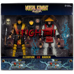 McFarlane Toys: Mortal Kombat Klassic: Scorpion vs Raiden - 7" Figure Toys & Games McFarlane Toys